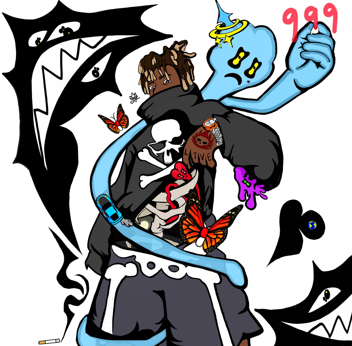 LLJW 999 Sticker Tribute Piece