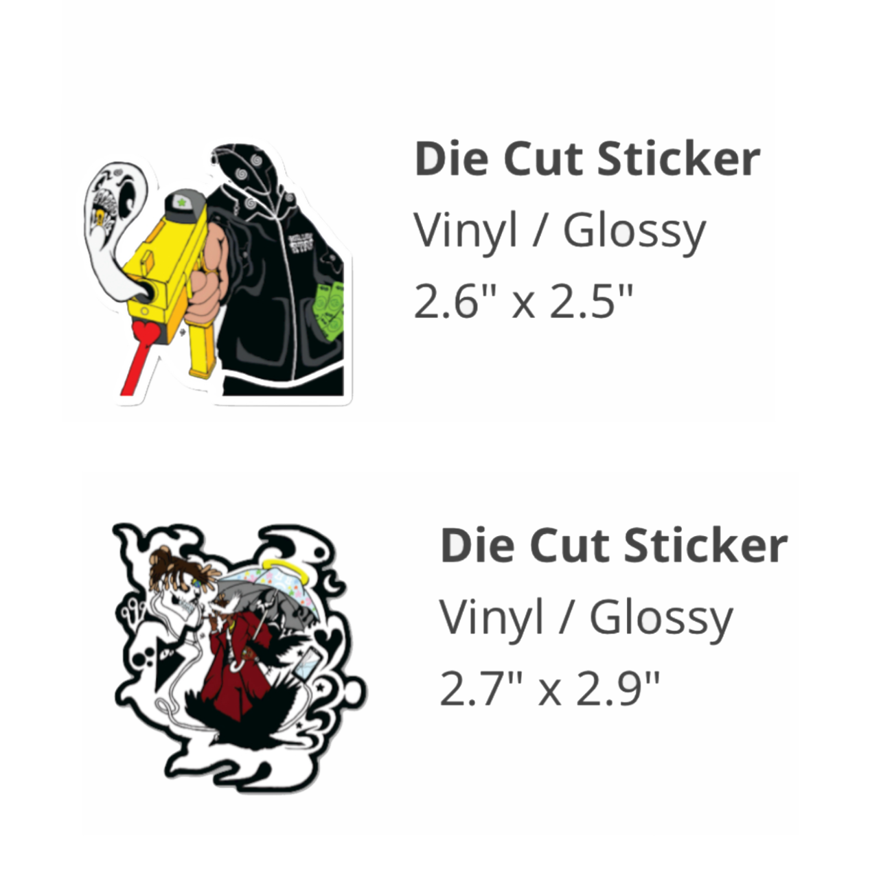Hollow Sticker 4 Pack