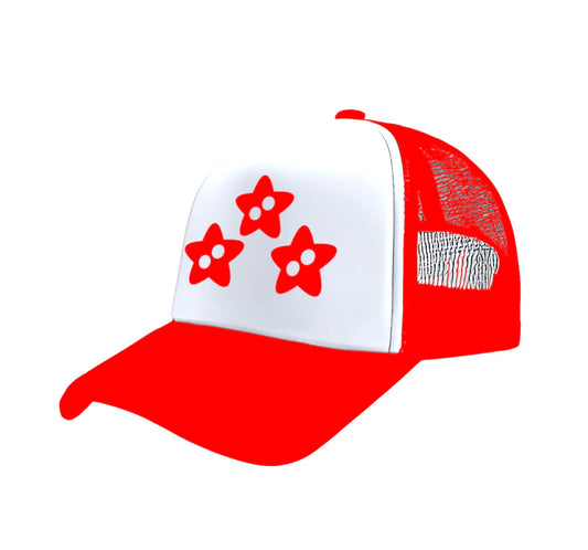Hollow Fallen Star Trucker Hat ( RED )