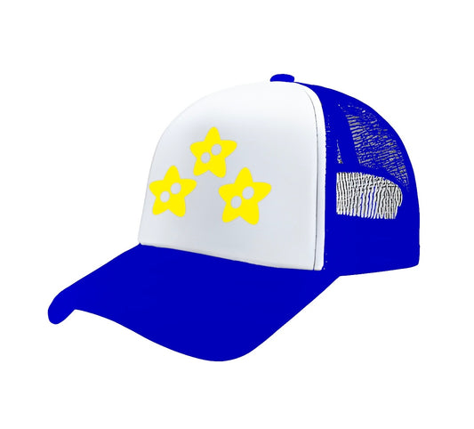 Hollow Fallen Star Trucker Hat ( Blue/Yellow )