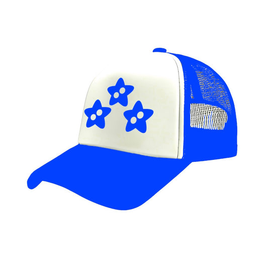 Hollow Fallen Stars Trucker Hat ( BLUE )
