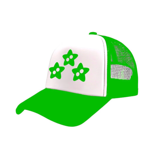 Hollow Fallen Star Trucker Hat ( GREEN )